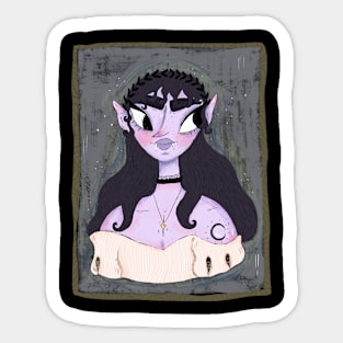 Vampire Painting Sticker